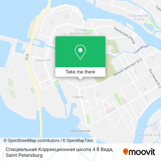Специальная Коррекционная школа 4 8 Вида map