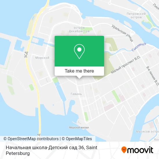 Начальная школа-Детский сад 36 map