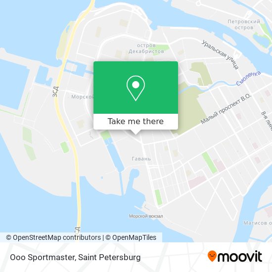 Ooo Sportmaster map