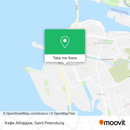 Кафе Абордаж map