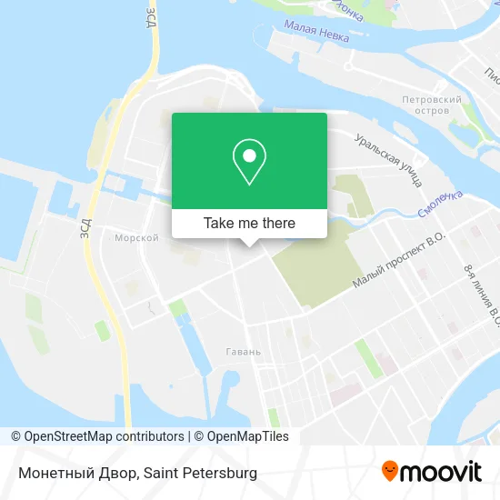 Монетный Двор map