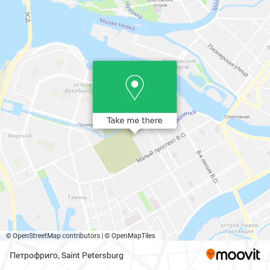 Петрофриго map