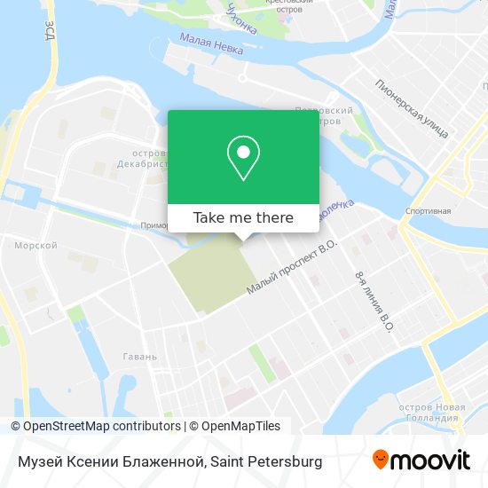 Музей Ксении Блаженной map