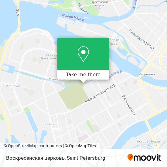 Воскресенская церковь map
