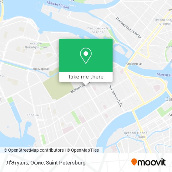Л'Этуаль, Офис map