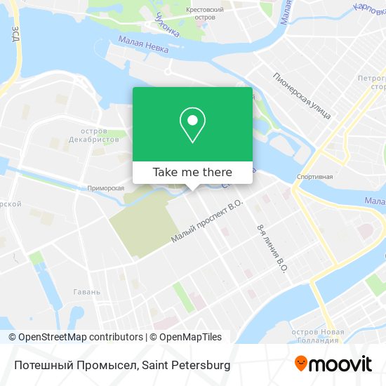 Потешный Промысел map