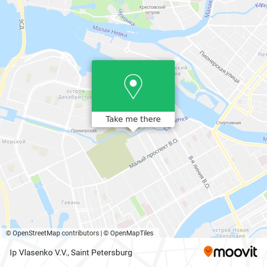 Ip Vlasenko V.V. map