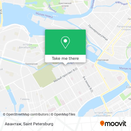 Авантаж map