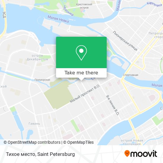 Тихое место map