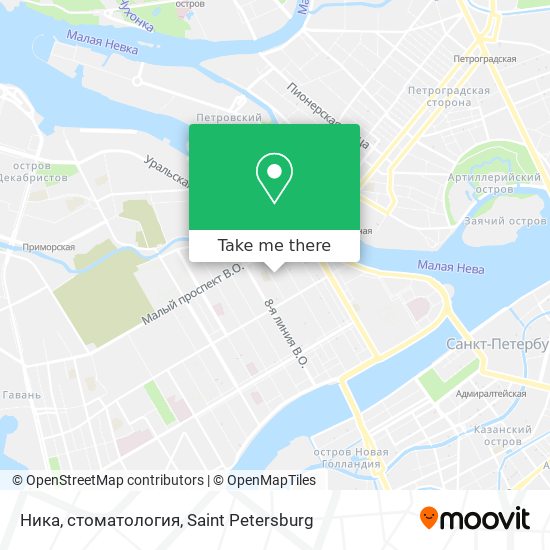 Ника, стоматология map