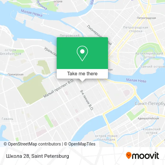 Школа 28 map