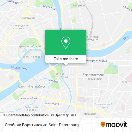 Особняк Барятинских map
