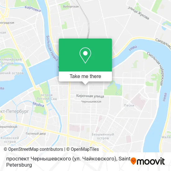 проспект Чернышевского (ул. Чайковского) map
