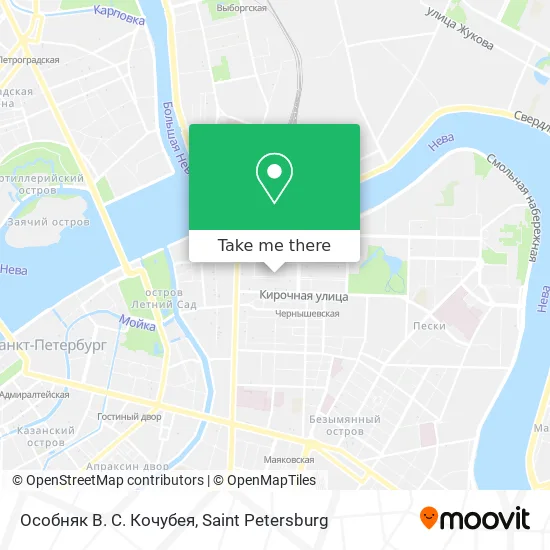 Особняк В. С. Кочубея map