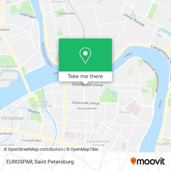 EUROSPAR map