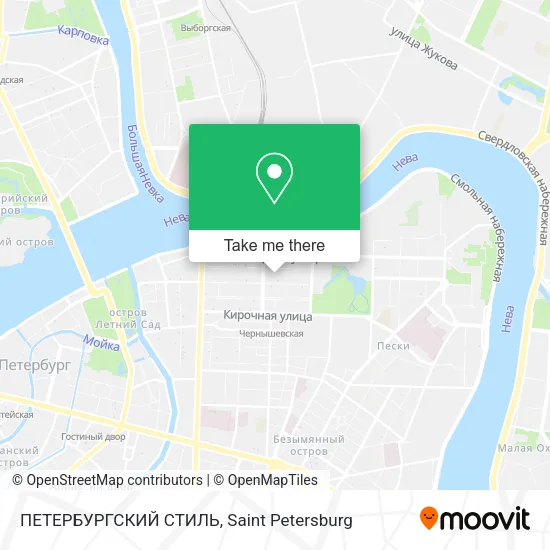 ПЕТЕРБУРГСКИЙ СТИЛЬ map