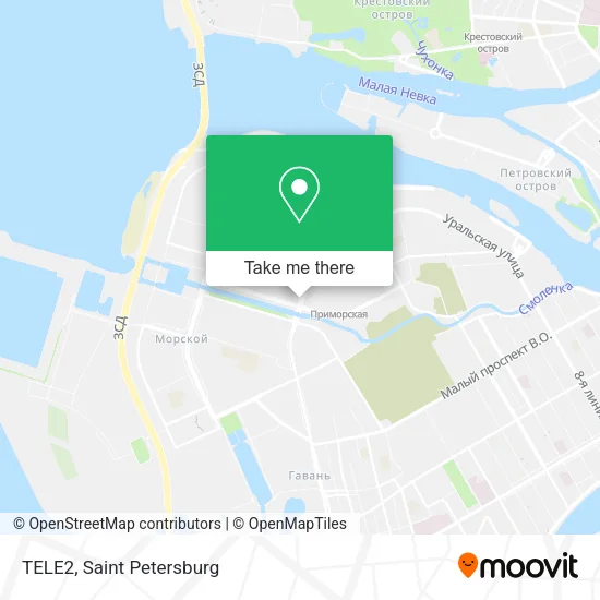 TELE2 map