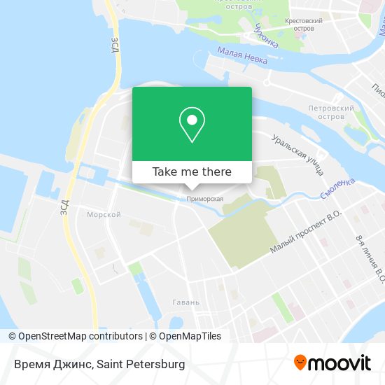 Время Джинс map