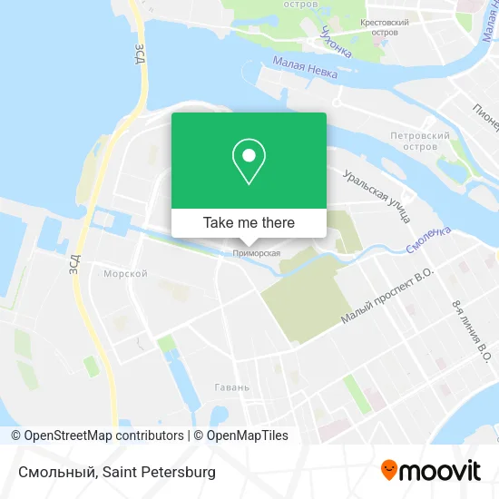 Смольный map