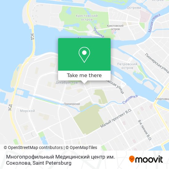 Многопрофильный Медицинский центр им. Соколова map