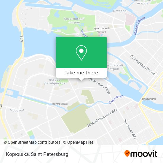 Корюшка map