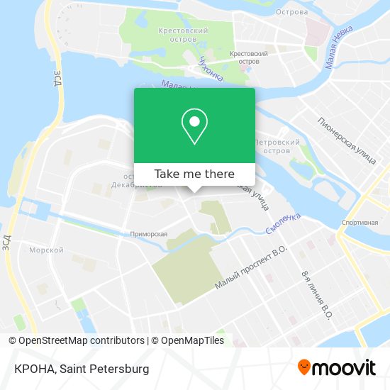 КРОНА map