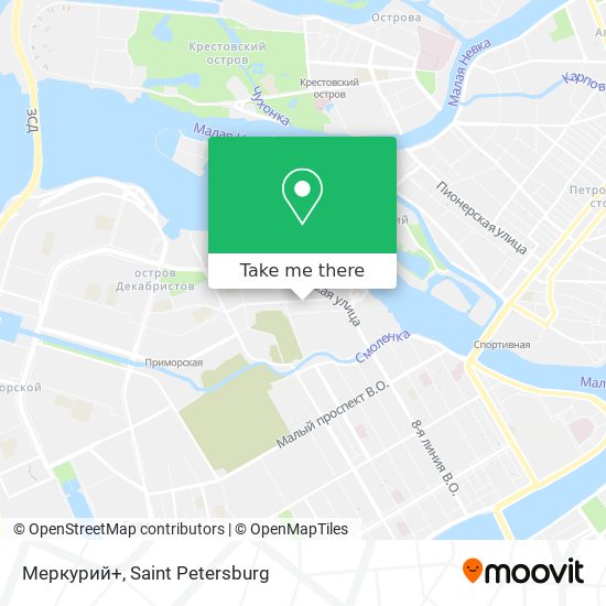 Меркурий+ map