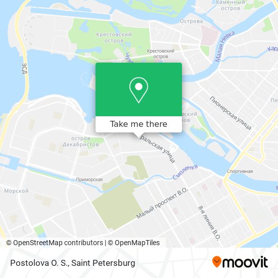 Postolova O. S. map