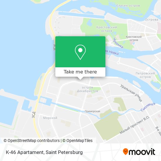 K-46 Apartament map