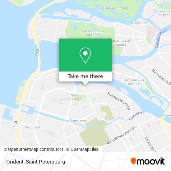 Orident map