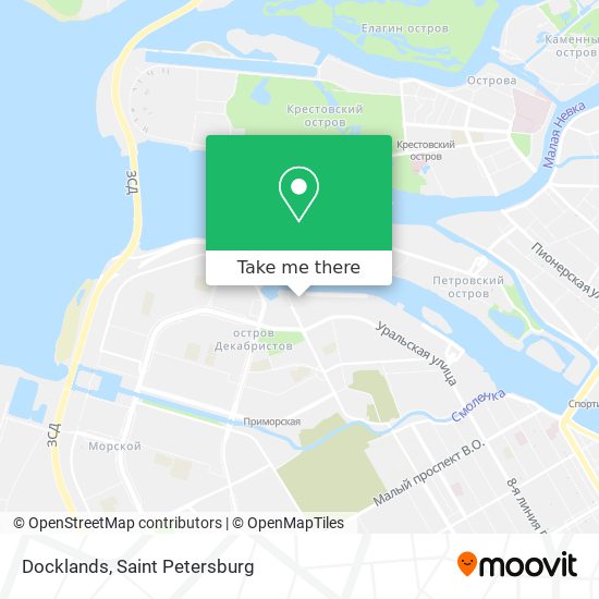Docklands map