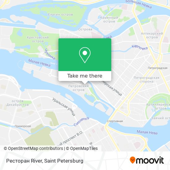 Ресторан River map