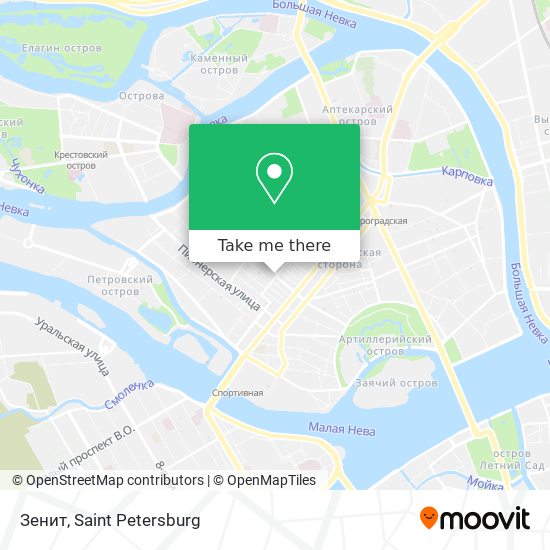 Зенит map
