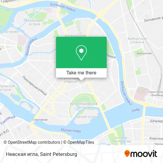 Невская игла map