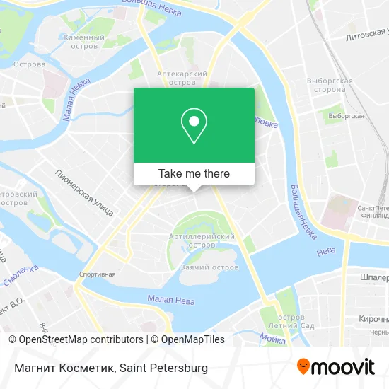 Магнит Косметик map