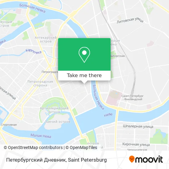 Петербургский Дневник map