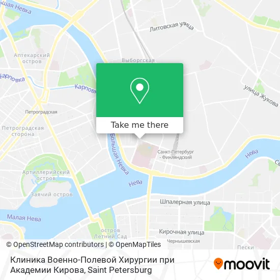 Клиника Военно-Полевой Хирургии при Академии Кирова map