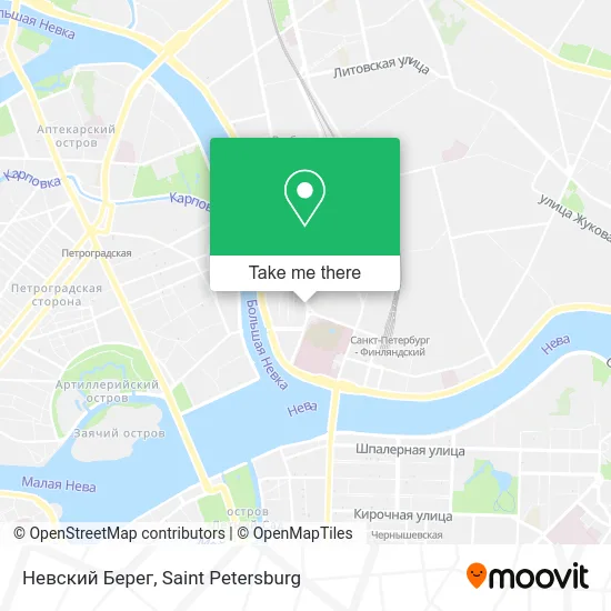 Невский Берег map