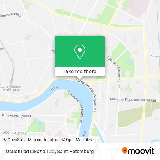 Основная школа 132 map