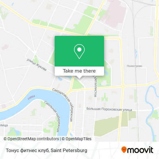 Тонус фитнес клуб map