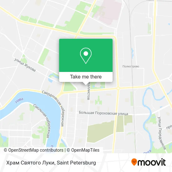 Храм Святого Луки map