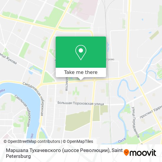 Маршала Тухачевского (шоссе Революции) map