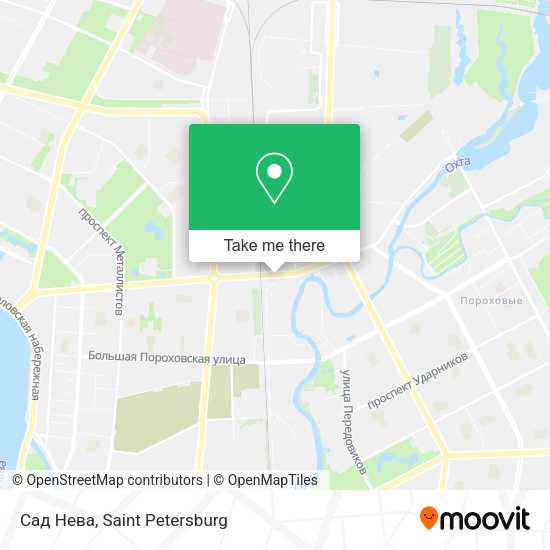 Сад Нева map