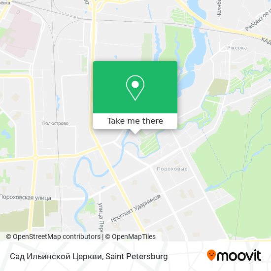 Сад Ильинской Церкви map