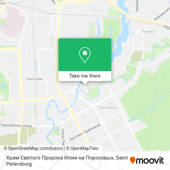 Храм Святого Пророка Илии на Пороховых map