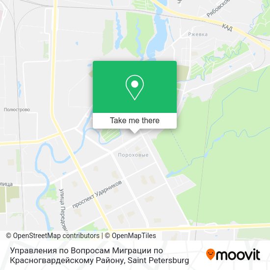Управления по Вопросам Миграции по Красногвардейскому Району map