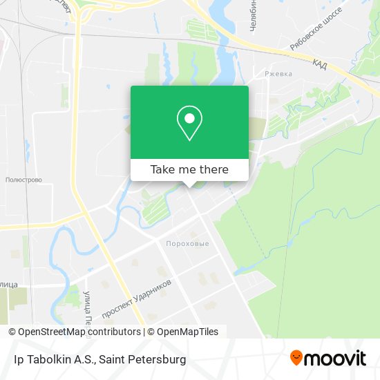 Ip Tabolkin A.S. map