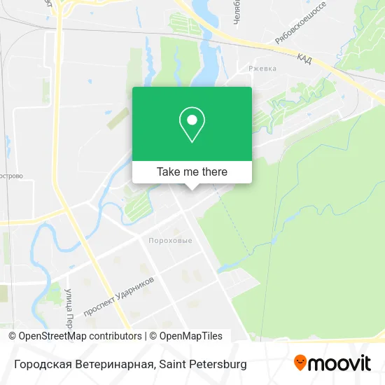 Городская Ветеринарная map