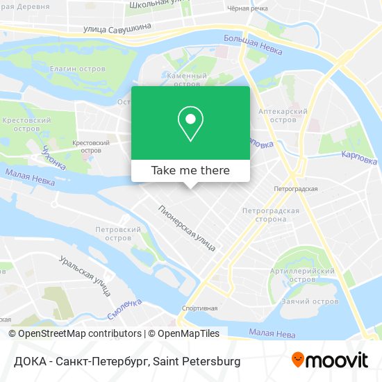 ДОКА - Санкт-Петербург map