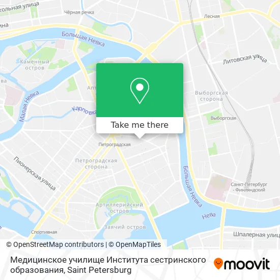 Медицинское училище Института сестринского образования map